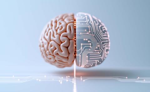 Adobe stock image of AI brain