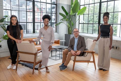 Professor Hayder Kurbanm and students