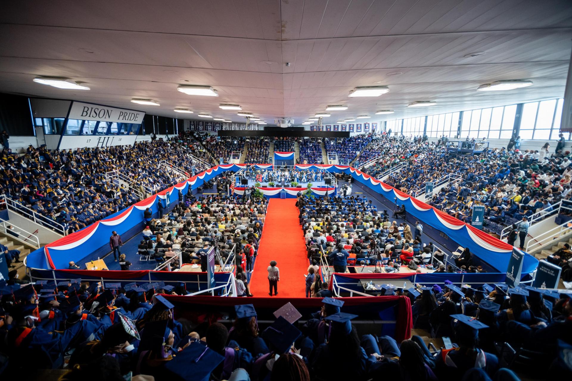 Howard students at commencement 2022