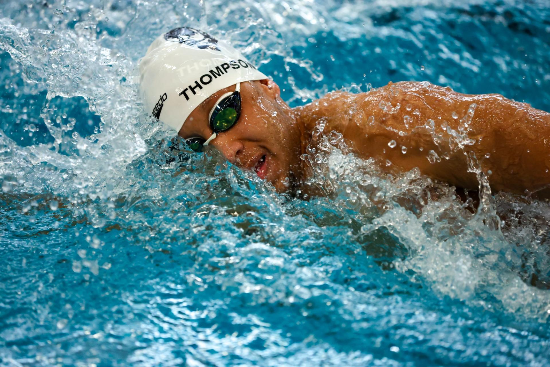 Howard swimming