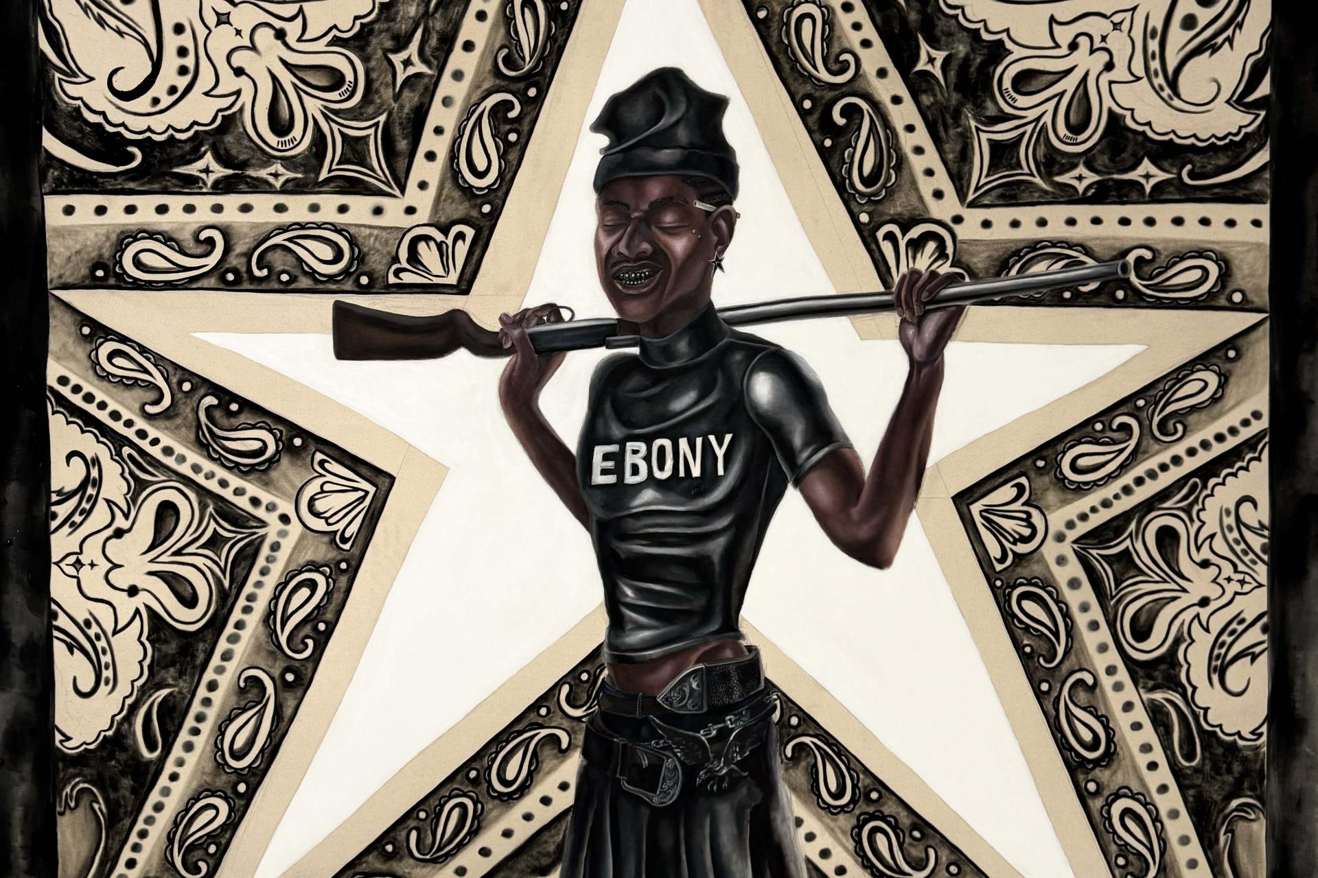 OIL ON COTTON DUCK BY ROBERT HUDSON