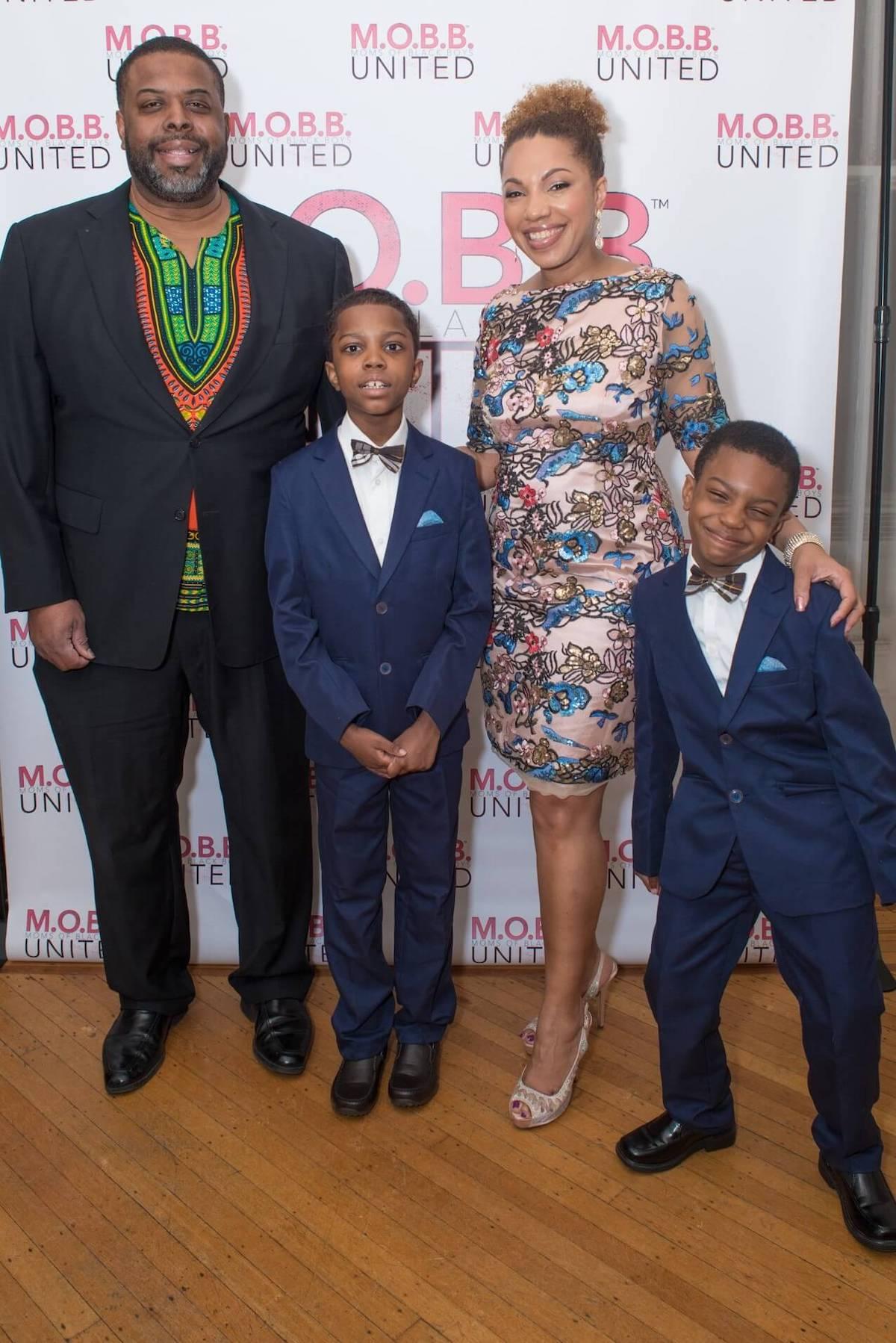 David Neal McGruder and Depelsha McGruder with their two sons.