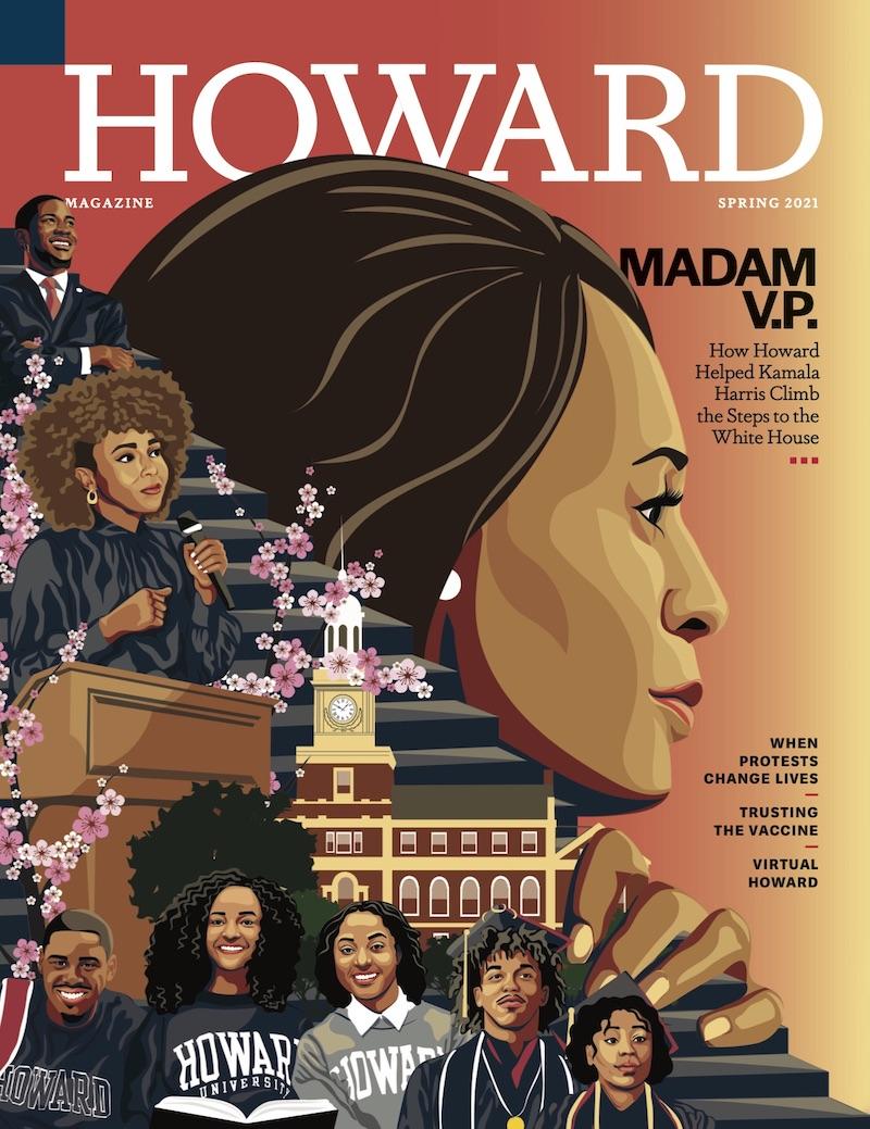 Howard Magazine Spring 2021 Cover