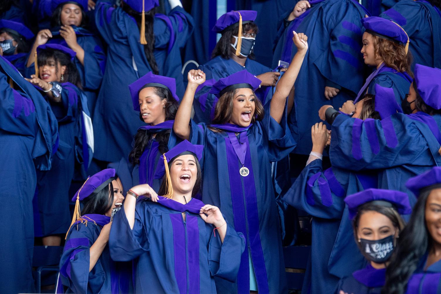 law students celebrate at commencement