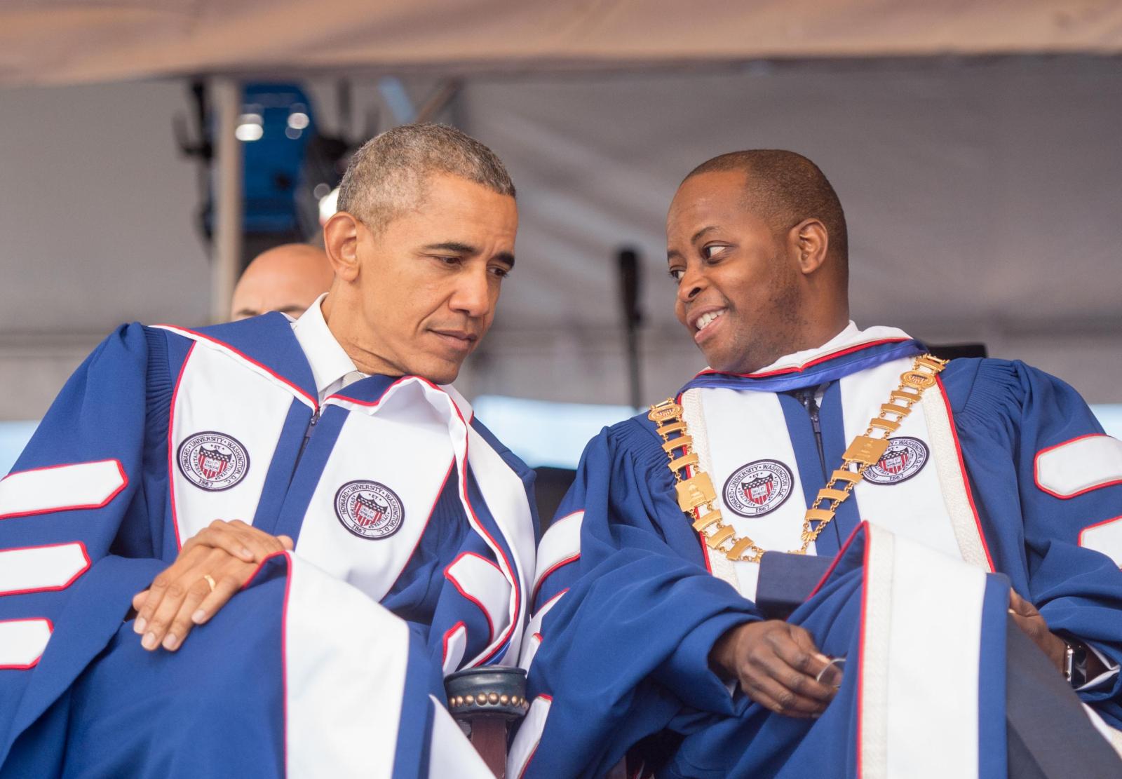 President Obama and Dr. Frederick