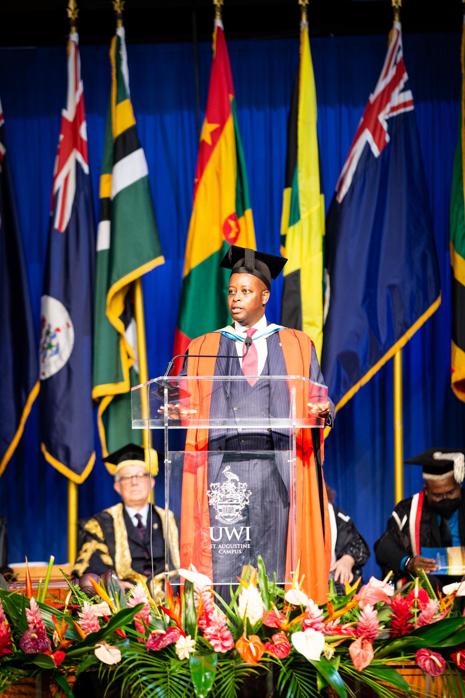 Dr. Frederick at University of West Indies