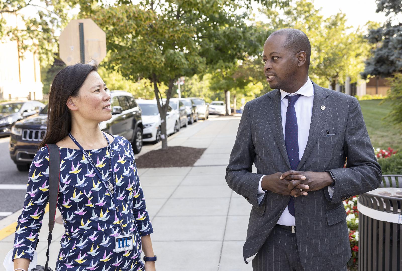 Rin-rin Yu with Dr. Frederick