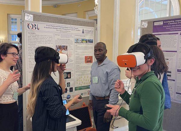 James Murray hosts a poster session 