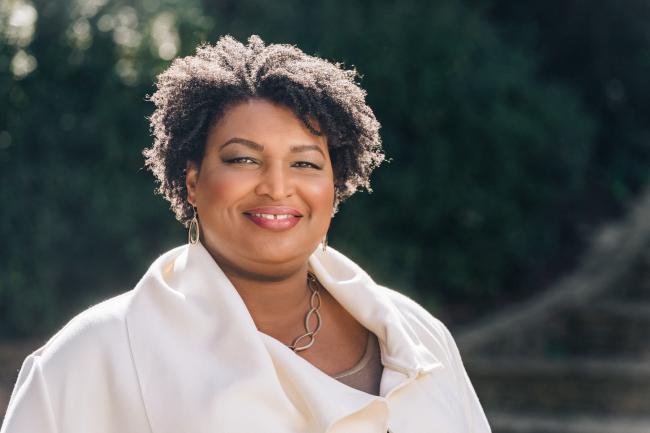 Stacey Abrams headshot outdoors