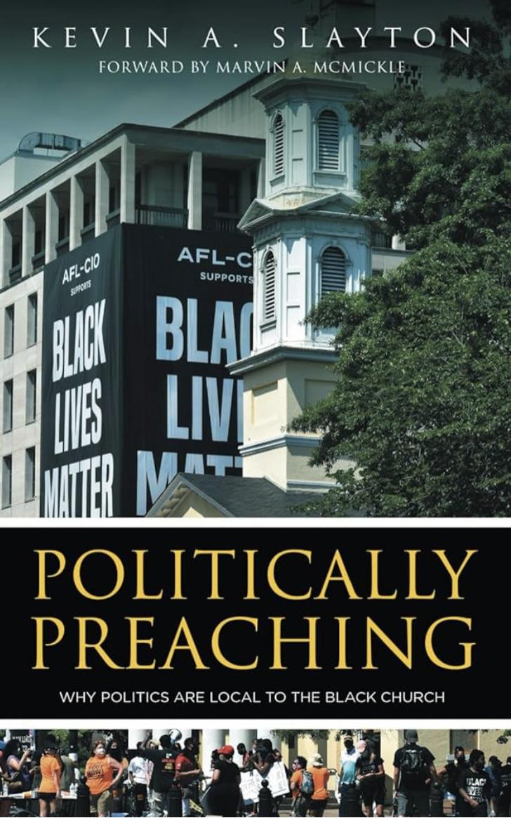 Politically preaching book cover