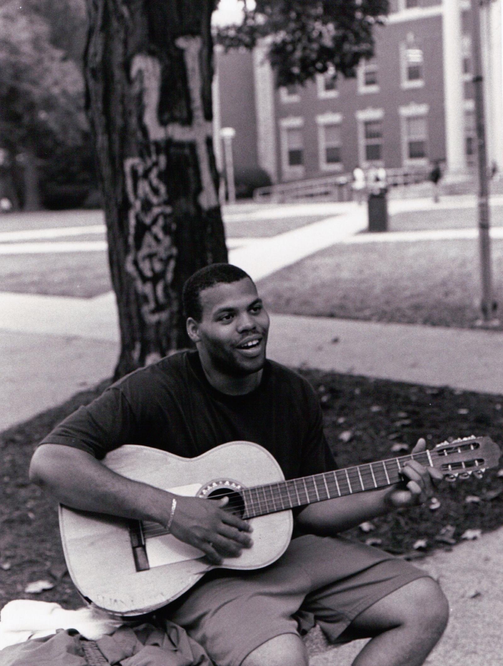 In 1994, Eric Roberson enjoyed The Yard while strumming his guitar. In his interview with Howard Magazine, Eric Roberson was fond on how The Yard served as a coming-out-age playground and a musical rehearsal for the rest of his career. "There were times, sitting on The Yard, with my guitar, where I couldn't even write lyrics down fast enough – I might just go and record it."