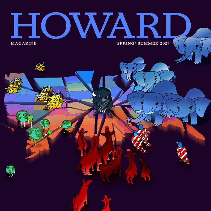 Howard Magazine spring/ summer 2024 cover