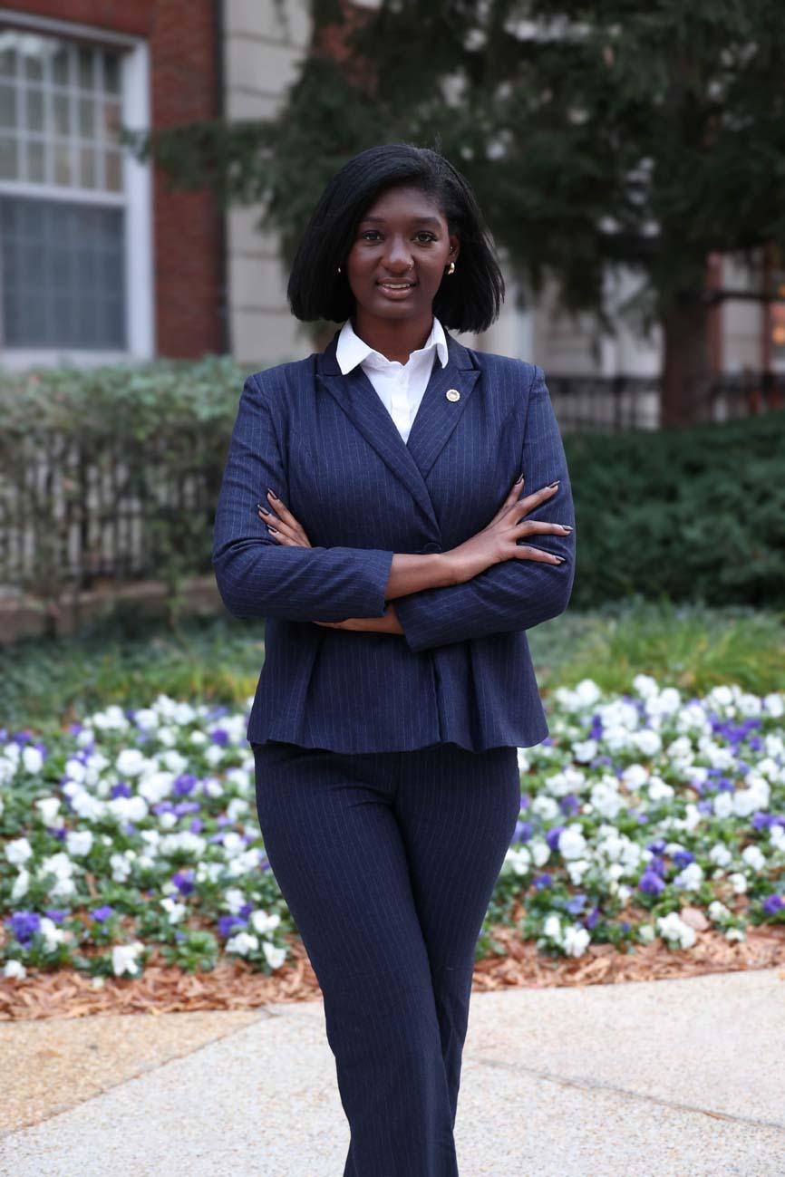 Howard Undergraduate Student Assembly President Maia Patterson