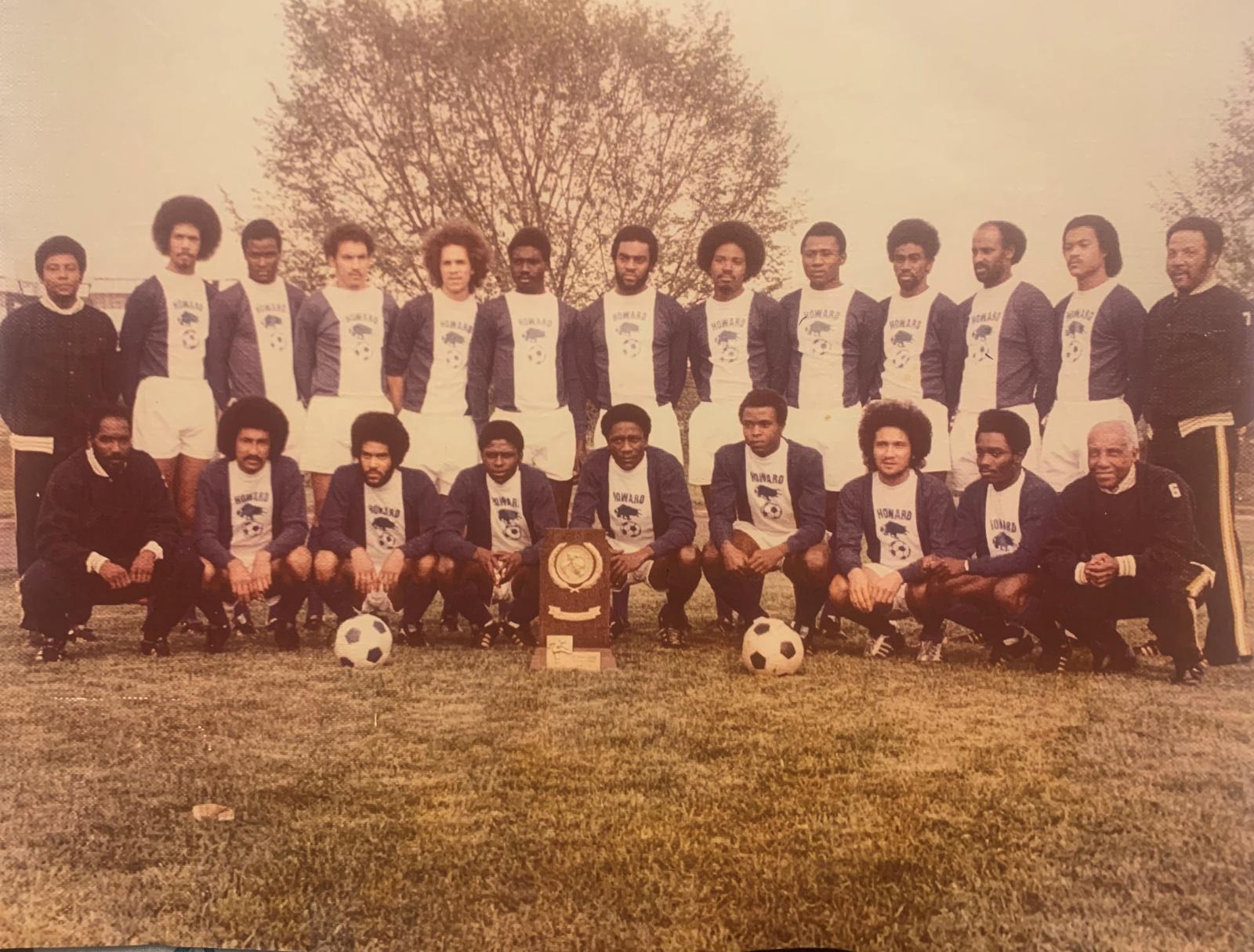 Howard's 1974 Men's Soccer Team