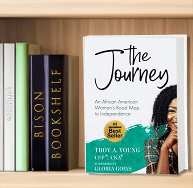 Image of bookshelf with The Journey Book