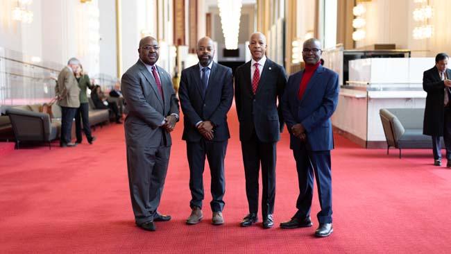 Photo of Howard University research leadership