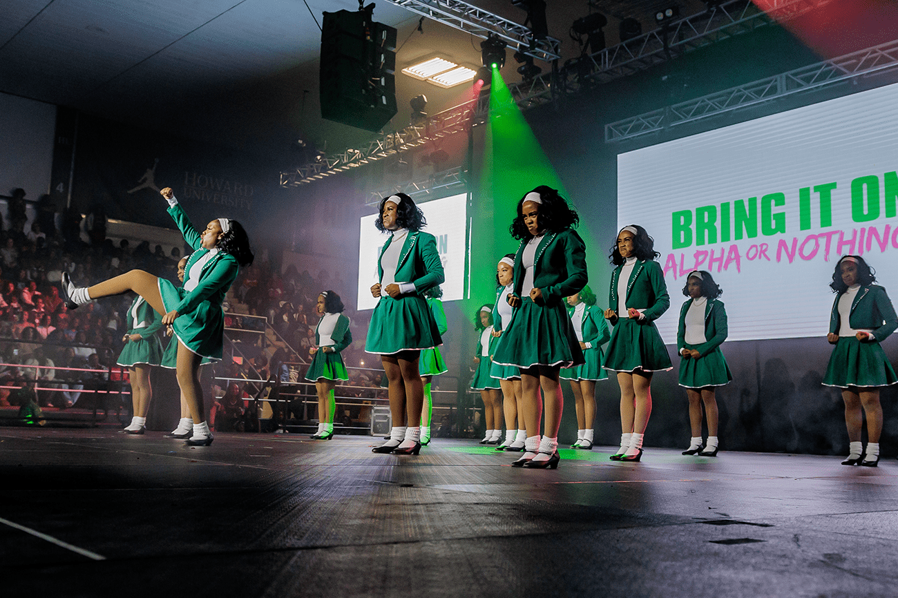 AKAs at Howard 2024 Homecoming