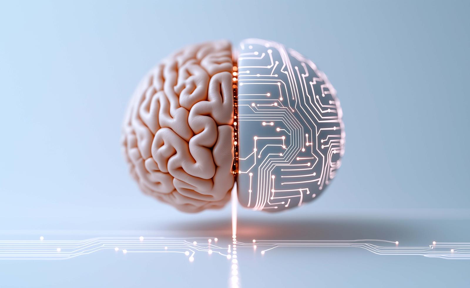 Adobe stock image of AI brain