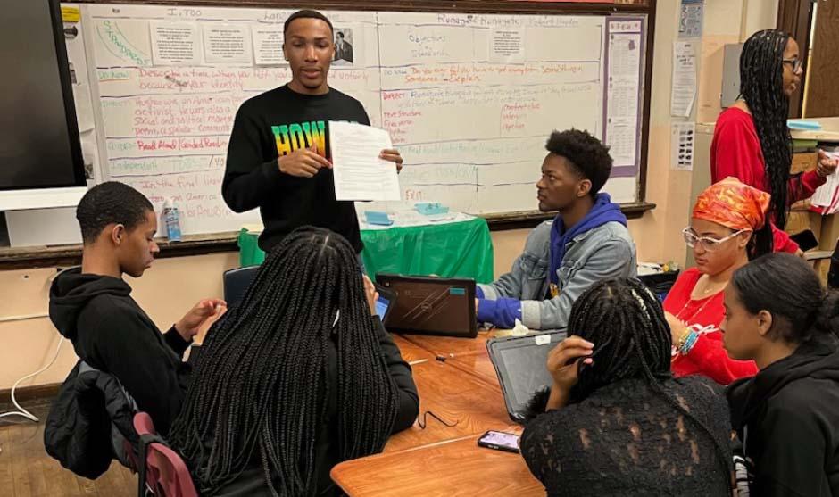 Students in a classroom, Alternative Spring Break